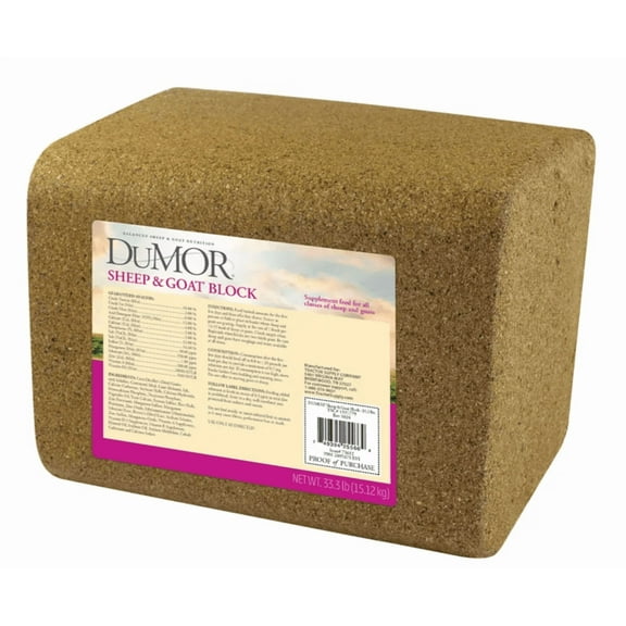 DuMOR Sheep and Goat Supplement Feed Block 33 lb