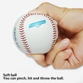 thumbnail image 4 of Baseball 9 Inch Rubber Core | Training Practice Ball | Plastic | For Youth Sports | Durable | White | Single Piece, 4 of 8