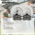 thumbnail image 3 of AutoShack Front Vented Coated Brake Rotors + Premium Ceramic Pads + Calipers 8-PC Brake Kit Replacement for 2006-2017 Chevrolet Express 3500 2008-2017 GMC Savana 3500 ArmorStop 12.79" (324.8 mm), 3 of 5