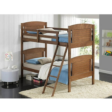 Broyhill Kids Nantucket Twin-Over-Twin Bunk Bed, Dove Brown