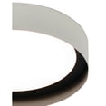 thumbnail image 3 of AFX Reveal 12-inch White and Black LED Flush Mount, White Acrylic Shade 120V-277V, 3 of 4
