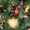 thumbnail image 1 of Adornos navideños colgantes de gnomos con luz LED, adorables gnomos sin rostro, muñecos luminosos de Papá Noel para decorar el árbol de Navidad., 1 of 7