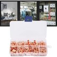 thumbnail image 3 of 210pcs Red Copper Connecting Tube Gt1.5-6mm Intermediate Cable Connecting Pipe Connector Small Copper Connecting Tube Cable Connector, 3 of 5