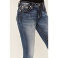 thumbnail image 4 of Miss Me Women's Dark Wash Mid Rise Stretch Bootcut Jeans - M9175B 27W x 34L, 4 of 4