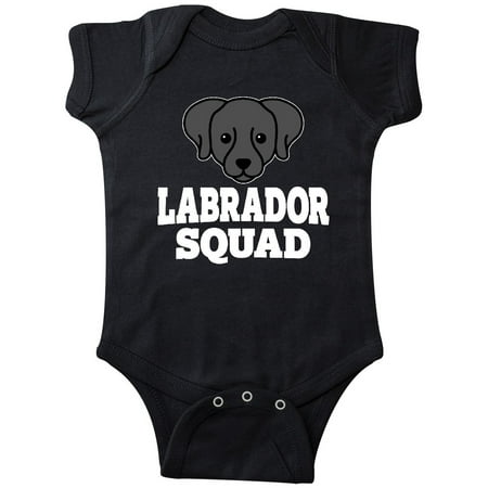 

Inktastic Dog Black Labrador Squad Gift Baby Boy or Baby Girl Bodysuit