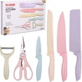 thumbnail image 2 of Set De Cuchillos Profesionales Para Cocina De Acero Inoxidable - Juego De 6 Piezas Klid Home 6 Piezas, 2 of 5