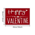 thumbnail image 2 of asddcavvf Tapis de Table et de Voiture pour la Saint-Valentin avec Imprimé en Lin Résistant à la Chaleur pour Fêtes Idéal pour Maison et Restaurant pour Amoureux, 2 of 4