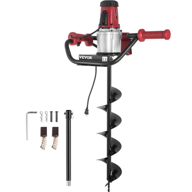 VEVOR Electric Post Hole Digger, Power Post Hole Auger, with 6" Digging