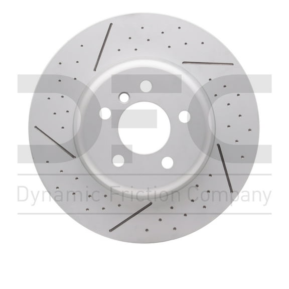 Rear Dynamic Friction Company Hi-Carbon Alloy Brake Rotor (1)