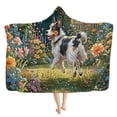 thumbnail image 1 of cpengpj Custom Photo Personalized Hooded Fleece Blanket, Soft Flannel Travel Wrap, L Size 200x150cm, 1 of 9