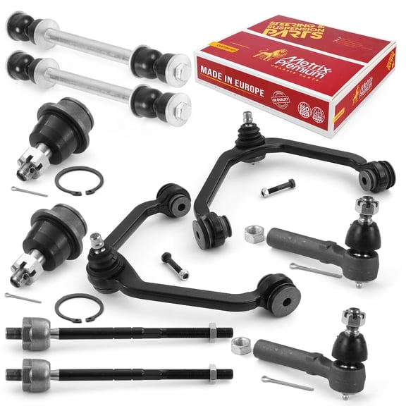 Metrix Premium Chassis Parts - 10 PC Front End Suspension Kit Fits 1998-2001 Ford Explorer, 1998-2011 Ranger, 1999 Mazda B2500, 1998-2007 B3000, 1998-2009 B4000, 1998-2001 Mercury Mountaineer