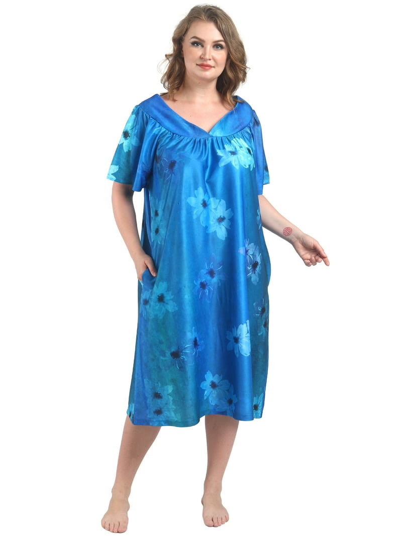 knee length dresses for ladies 160 Hawaiian Mu'umu'u main image 0