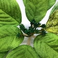 thumbnail image 2 of 6Pcs Christmas Glitter Artificial Poinsettia Flowers Xmas Poinsettia Artificial Wedding Flowers Decorations Xmas Tree Ornaments for Party Favors, 10inch, 2 of 7