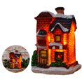 thumbnail image 1 of Nuevas Decoraciones Navideñas Resina Casa Pequeña Navidad Micropaisaje Luminoso Adornos para Casa Nieve Regalos Navidad (J), 1 of 9