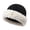 Black, variant on ZNQHFRE Women Thickened Knitted Beanie Hat, Large‑Head‑Friendly Warm Cap With Ear Protection, Face‑Slimming
