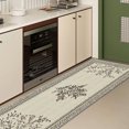 thumbnail image 3 of 2x6 FT Kitchen Runner Rugs Non Skid Washable, Faux Wool Rug Runners for Hallways Bathroom Carpet Runner, Soft Indoor Modern Floor Rug for Entryway Laundry Room, 3 of 11