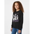 thumbnail image 4 of KPop Demon Hunters Girls Huntrix Glowing Graphic Sweatshirt, Sizes 4-16, 4 of 10