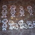 thumbnail image 3 of NIBOLOG Funny Family Member Figure Pet Dog Cat Car Decor Sticker Decal for Window Door, 3 of 8