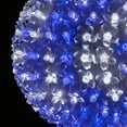 thumbnail image 5 of Alpine Corporation 3-Tier Ornament String Holiday Decoration with LED Lights, Blue/White, 5 of 13
