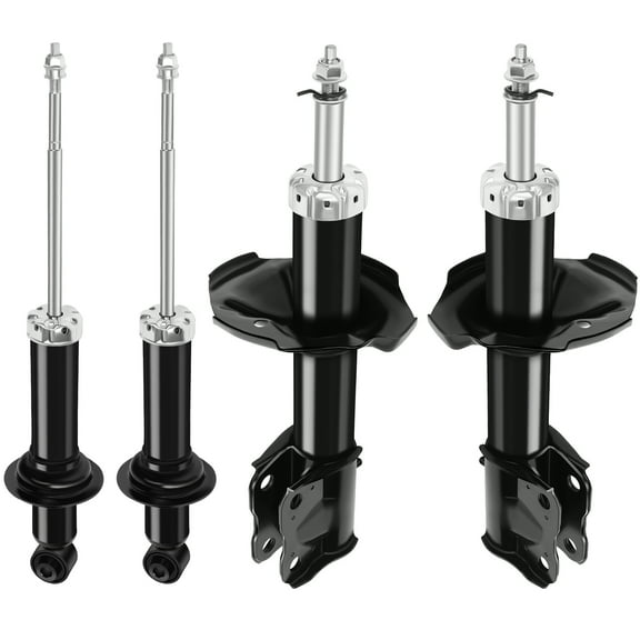 Set of 4 Shocks,ECCPP Shocks Absorbers fits 2002-2005 for Mitsubishi Lancer Front Rear Auto Shocks with 341342 333382