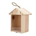 thumbnail image 4 of Nesting Box, Wooden Window Bird House Easy To Observe From The Inside  Sound Insulation Effect  For Yard For Outdoors For Home For Garden, 4 of 8