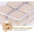 thumbnail image 3 of Sets Set Stainless Steel Ice Cube 18 Pcs Stainless Steel drinks ice stones wine ice stones reusable ice cubes metal Ice Cubes Set Stainless Steel Ice Cubes Gift Gift, 3 of 5