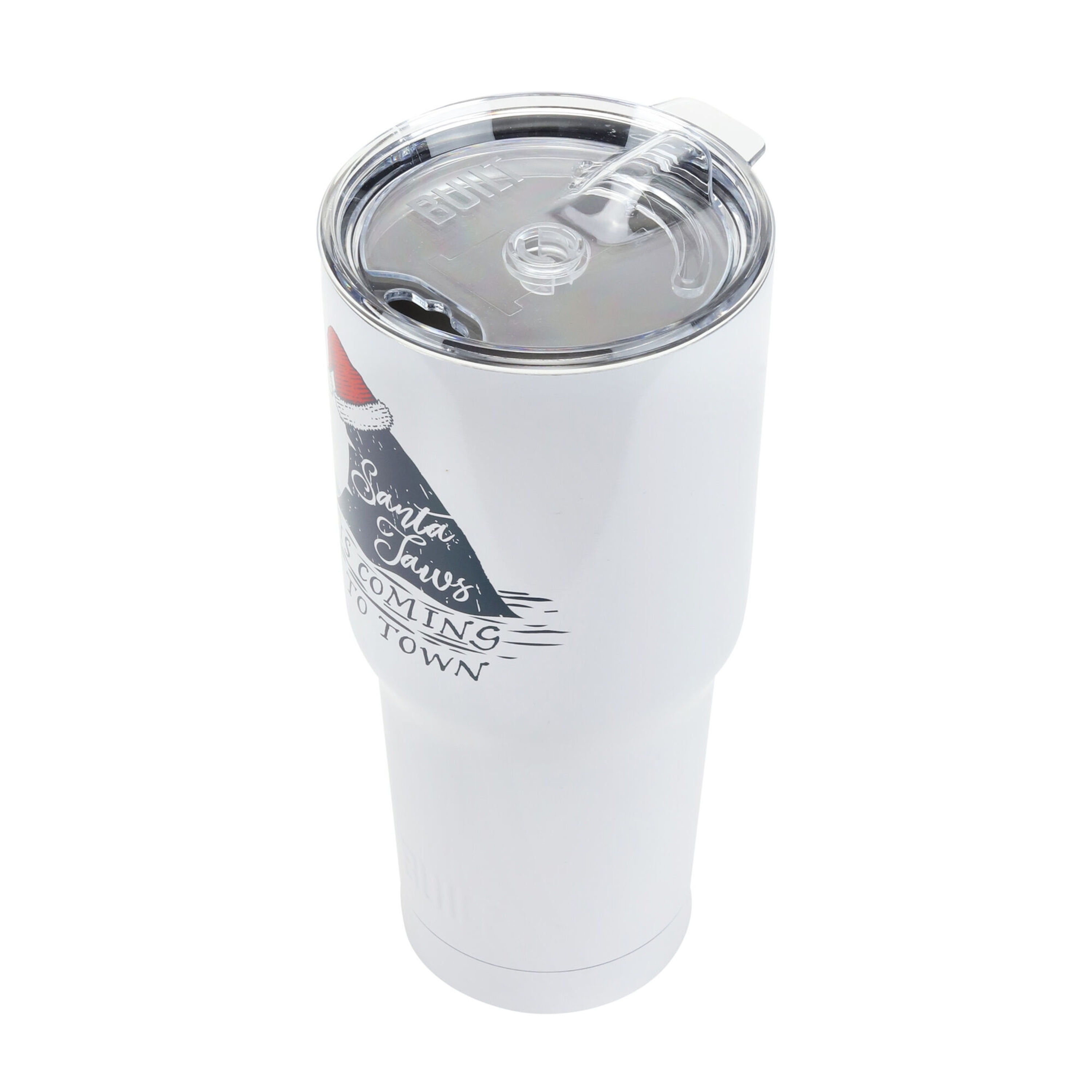 Termo Club America 30 Oz Stainless Steel Tumbler Silver and White