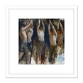 thumbnail image 1 of Abbey Figure Study Spirit Vulcan Painting 8X8 Inch Square Wooden Framed Wall Art Print Picture with Mount, 1 of 4