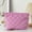 Purple, variant on Makeup Bag, Cosmetic Pouch with Zipper Closure, Portable Travel Organizer for Toiletries, Leakproof Small Storage Bag for Accessories, Ins Style Pencil Case