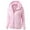 Pink, variant on zbxnLI Boys Girls Fleece Jacket Winter Warm Sherpa Coat Hooded Long Sleeve Zip up Outerwear Coat with Pockets