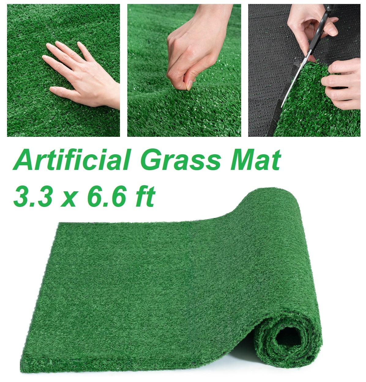 3.3ft X 6.6ft Artificial Grass Mat Carpet Synthetic Turf for Indoor