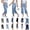 01-Black, variant on Capri Jeans for Women Dressy Casual Summer Drawstring Elastic High Waist Wide Leg Capris Pull on Denim Pants White XXL