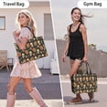 thumbnail image 6 of Large Capacity Tote Bag,Skull Pumpkin Halloween Pattern Handbag Fashion Luxury Tote Bag,15.7"x13"x 5.1" Inches,Laptop Compatible, 6 of 6