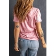 thumbnail image 3 of Redhotype Vibrant Tie Dye V-Neck Tee - Soft, Stylish Casual for Women, 3 of 8
