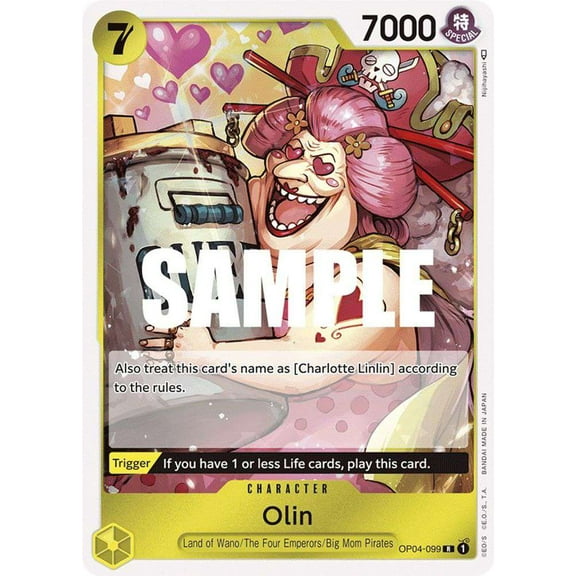 One Piece Kingdoms of Intrigue Rare Olin OP04-099