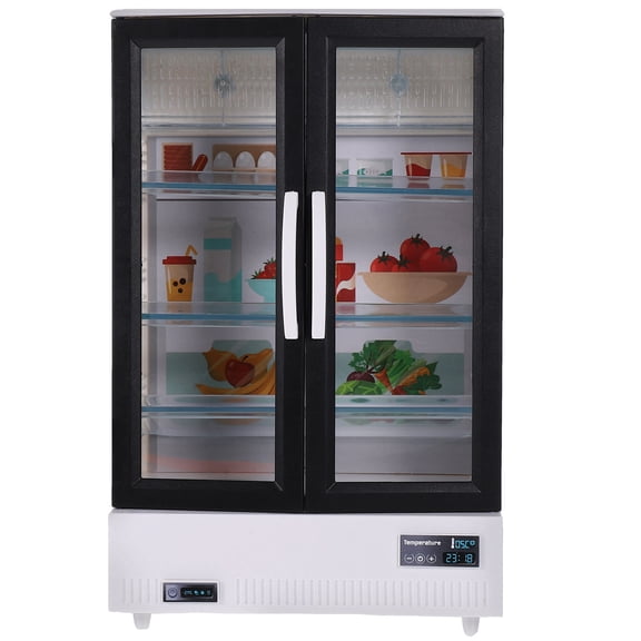 KALLORY Miniature White Plastic House Model Appliances Set, 1 Piece Home Decoration, Realistic Small Scale Design