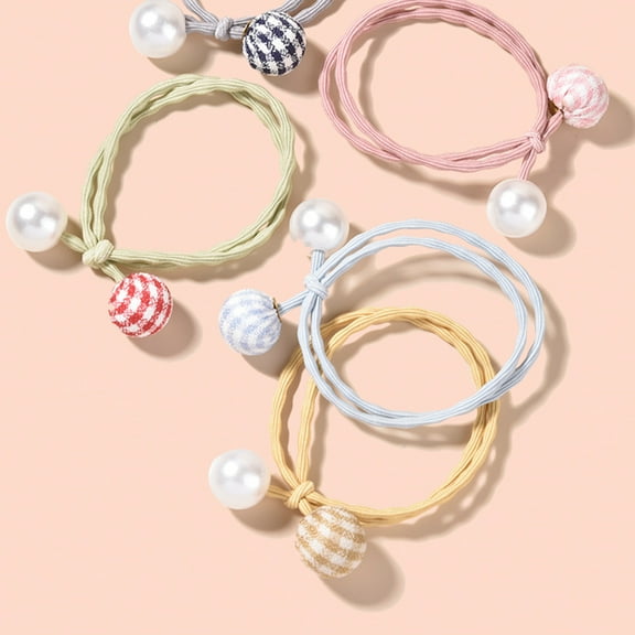 Clispeed colorful elastic hair ties Hair Holding Assorted Color for Women Any Occasions 10 Pcs