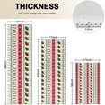 thumbnail image 4 of Red Christmas Stocking and Snowflake Pattern Kitchen Rugs Sets Of 3,Kitchen Runner Rugs Non Skid Washable,Decorative Kitchen Floor Mats for Kitchen,Sink,Laundry,17"x30"+ 17"x47" + 17"x59", 4 of 6