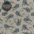 thumbnail image 5 of Shower Curtain, Paisley Print No.J917 Waterproof Fabric Plastic Shower Curtain, Drying Fast Bathroom Curtain with 9 Buttonholes, Ruffle Shower Curtain 60x72in, 5 of 8
