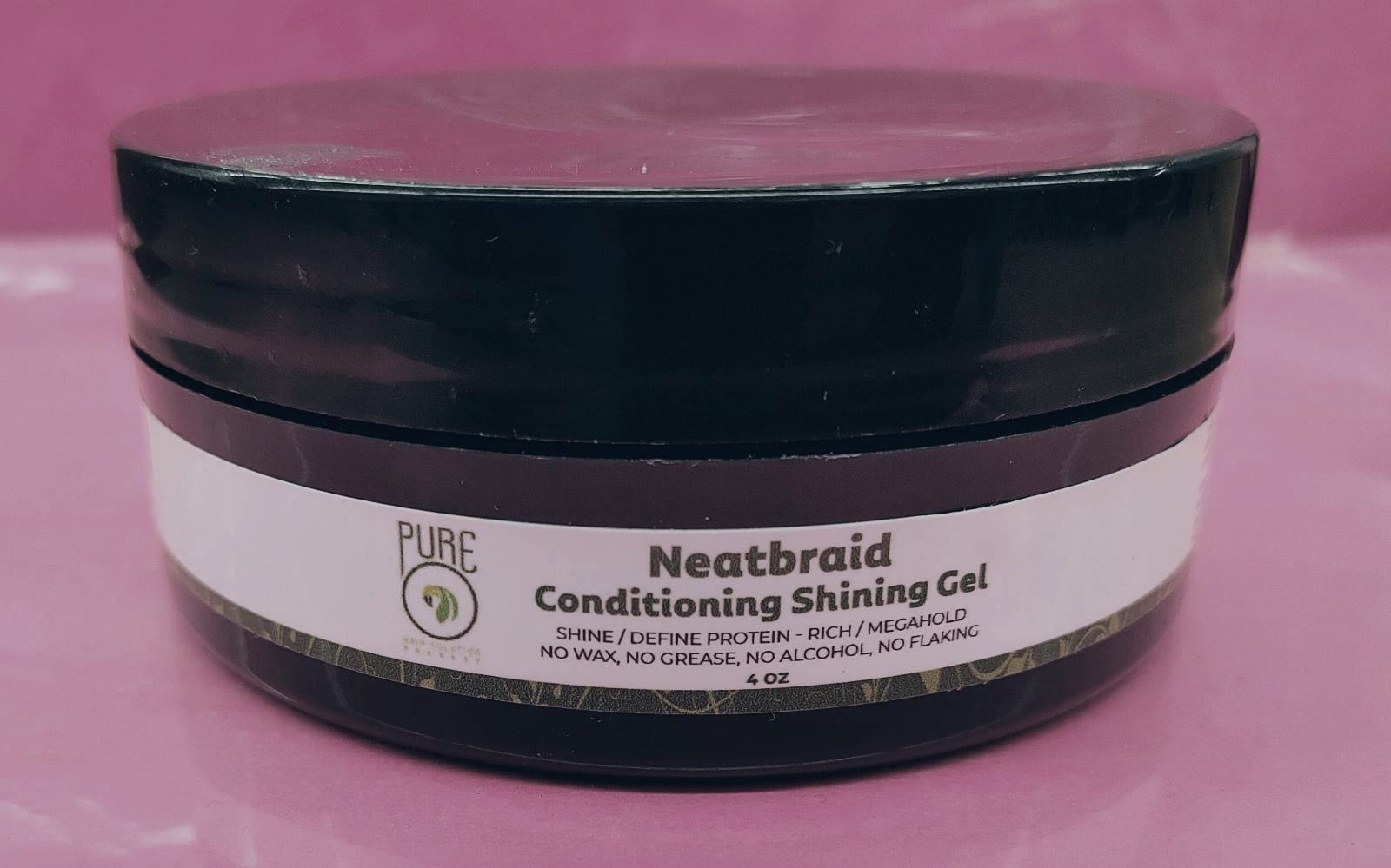 Pure O Natural Neat Braid Conditioning Shining Gel 16 oz - 12 Pack