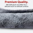 thumbnail image 3 of Toalla de microfibra Adam's Polishes Borderless Grey, 480 g/m², 40 x 40 cm, 3 of 6