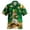 #001 Green, variant on Men's Shirt Casual Short Sleeve Printed Button Down Summer Floral Beach Dress St. Patrick's Day Shirts for Men,Irish Printed Green Button Down Short Sleeves Shirts (Green,2XL)