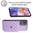 thumbnail image 4 of Allytech Galaxy A23 4G Wallet Case with Shoulder Strap, Luxury PU Leather RFID Blocking Protectve Anti-Scratch Bumper Cards Slots Magnetic Closure Phone Case Cover for Samsung Galaxy A23 4G, Purple, 4 of 9