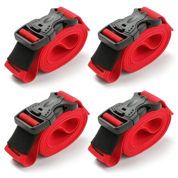 4 Pcs Heavy Duty Spring Snap Hook Small Mountaineering Buckle D Rings Clip Hook Climbing Carabiner Keychain Clip