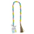 thumbnail image 1 of Easter Wood Beads String Colorful 2mm Large Wood Beads Colorful Wood Beads Tassel Rope With Easter Wood Chips String Beads Glass Crystal Beads Chain Garland, 1 of 4