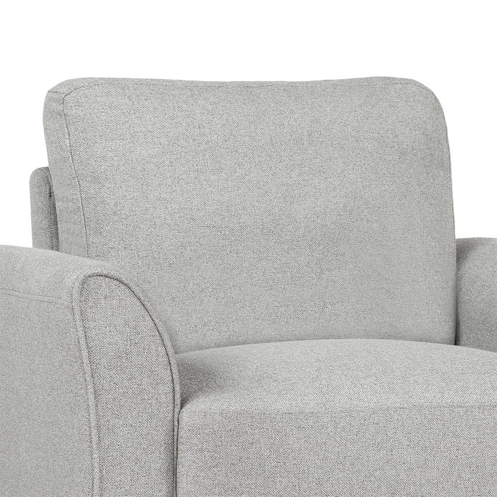 Lowestbes Single Couch, Armrest Sofa Single Chair Sofa, Living Room Furniture Fabric Couch for Adult, Light Gray Lowestbes Single Couch, Armrest Sofa Single Chair Sofa, Living Room Furniture Fabric Couch for Adult, Light Gray
