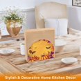 thumbnail image 4 of Ryvnso Fall Autumn Pumpkins Sunflowers Acrylic Napkin Holder Table Kitchen Paper Tissue Organization, 4 of 7