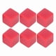 thumbnail image 1 of 6pcs Blank Dice Set Plastic Hexahedral Cubes for Classroom Board Games Math Teaching Party Favor Fun Red, 1 of 5