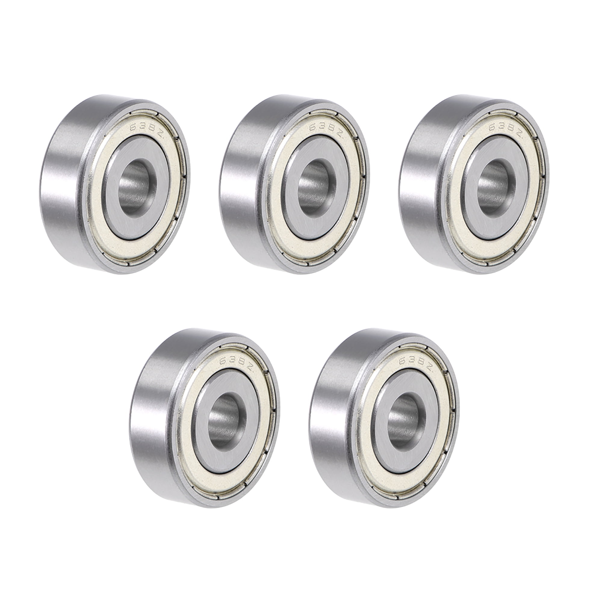 Uxcell 8x28x9mm 638ZZ Double Shielded ABEC3 Ball Bearings 5 Pack