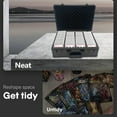 thumbnail image 5 of 4-Row Graded Card Storage Box Case Holds 150+ Slabs PSA Slab Case w/ Key Lock, 5 of 11